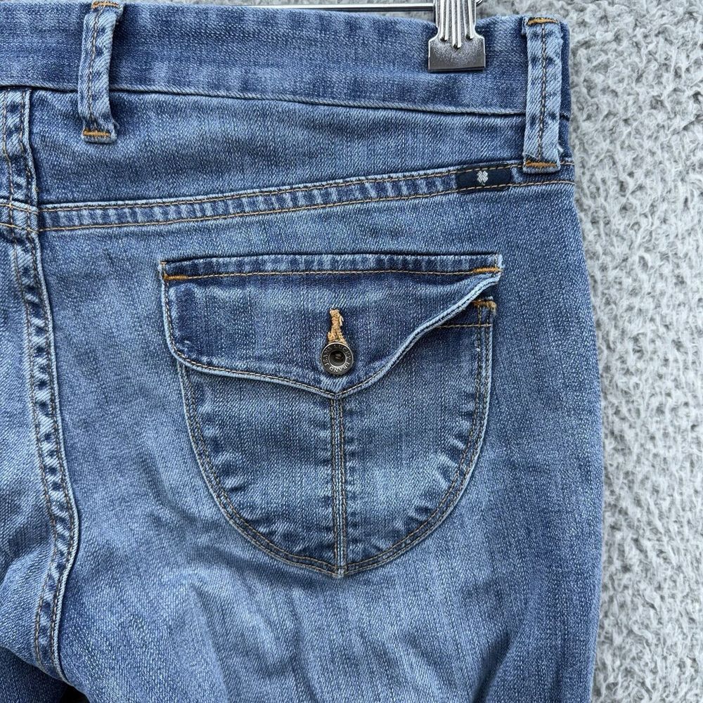 Lucky Brand Jeans Women's Size 8/29 Sweet N Crop Mid Rise Blue Denim Flap Pocket - Picture 8 of 8